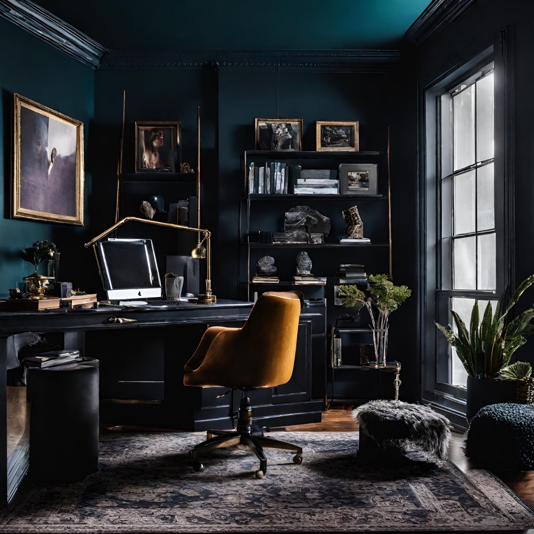 dark academia office
