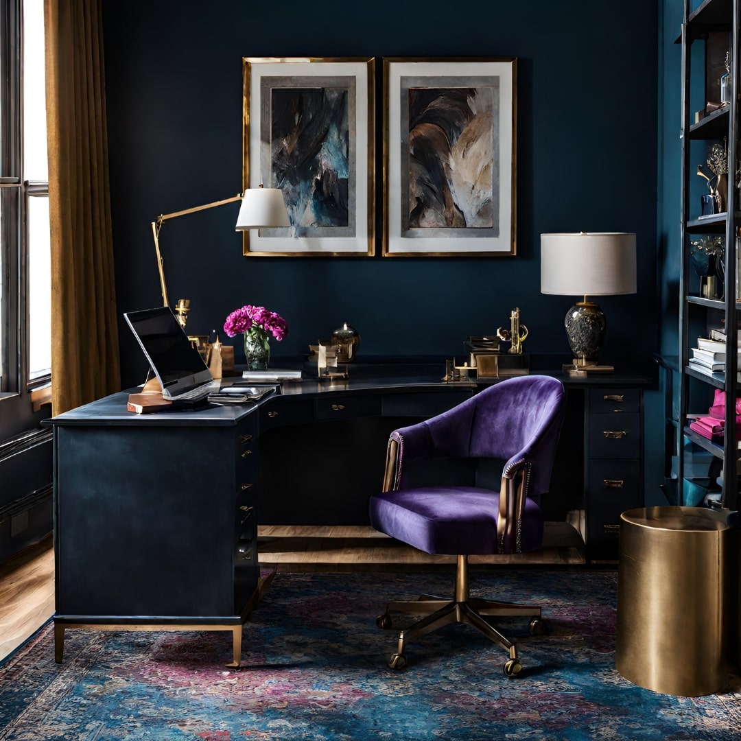 dark academia office