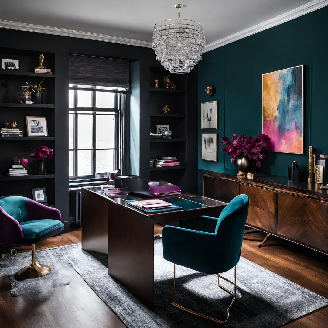 dark academia office