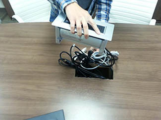 Conference Table Power Outlet Data Port Connectivity Box