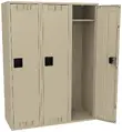 Wide Triple Lockers