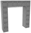 Open Frame Lockers