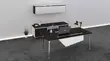 Modern Rectangular Desk with Storage