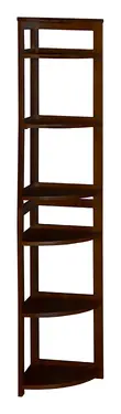 Folding Corner Bookcase