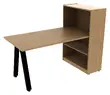 Desk and Bookcase Combo
