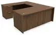 U Shaped Desk with Drawers