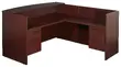 L Shaped Reception Desk with Drawers