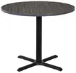 Round Table with Metal Base