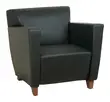 Black Leather Club Chair