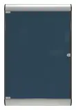 Enclosed Bulletin Board with Vinyl Surface - 28 x 42