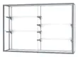 Wall Mounted Display Case with Aluminum Frame - 72 x 48