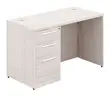 Single Pedestal Desk With Drawers