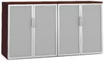 Office Storage Credenza with Glass Doors