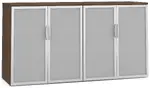 Office Storage Credenza with Glass Doors