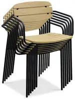 Modern Industrial Armchair - Set of 2