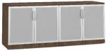 Office Storage Credenza with Glass Doors