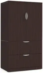 Lateral File with Storage Cabinet Top