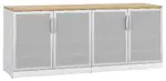 Office Storage Credenza with Glass Doors