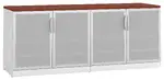 Office Storage Credenza with Glass Doors
