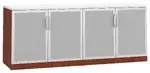Office Storage Credenza with Glass Doors