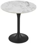 Mid-Century Pedestal Side Table 