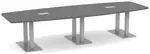 Modern Boat Shaped Conference Table