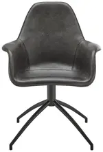 Mid-Century Flared Swivel Chair