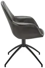 Mid-Century Flared Swivel Chair