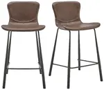 Modern Industrial Counter Stool - Set of 2