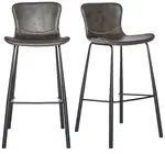 Modern Industrial Bar Stool - Set of 2