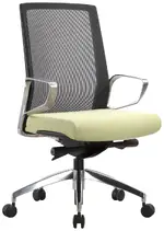 Executive Task Chair with Green Seat Cover