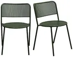 Modern Outdoor Side Chair - Set of 2