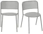 Modern Industrial Side Chair - Set of 2