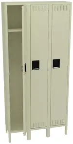 Tall Triple Lockers with Legs