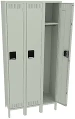 Tall Triple Lockers with Legs