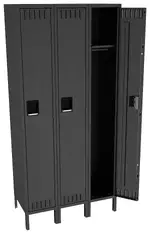 Tall Triple Lockers with Legs