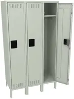 Wide Triple Lockers with Legs