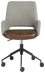 Mid-Century Modern No-Tilt Office Chair