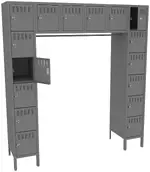 Open Frame Lockers with Legs