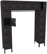Open Frame Lockers with Legs