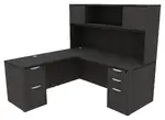 L Shaped Desk with Storage