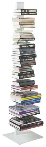 Modern Industrial Tower Book Shelf 