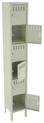 Six Box Lockers with Legs