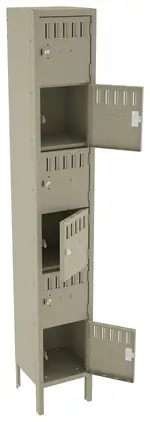 Six Box Lockers with Legs