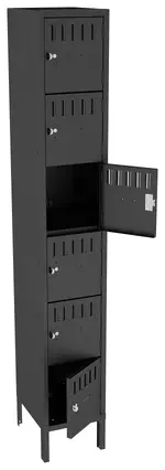 Six Box Lockers with Legs