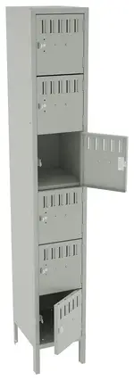 Six Box Lockers with Legs