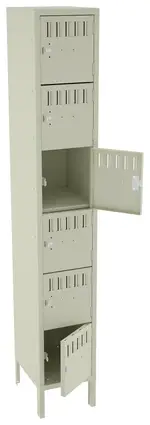 Six Box Lockers with Legs