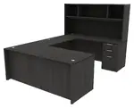 U-Shaped Desk with Storage