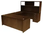 U-Shaped Desk with Storage