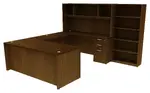 U-Shaped Desk with Storage
